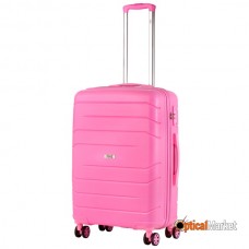 Чемодан TravelZ Big Bars (M) Pink