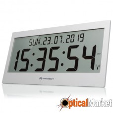 Годинник настінний Bresser Jumbo LCD Grey (7001802QT5000) 
