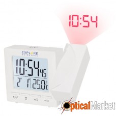 Часы проекционные Explore Scientific Projection RC Alarm White (RDP1001GYELC2)