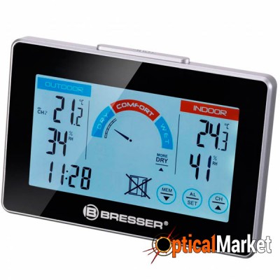 Термометр-гігрометр Bresser DCF with ventilation display