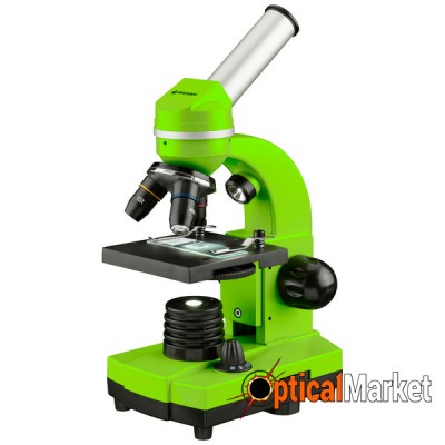 Мікроскоп Bresser Biolux SEL 40x-1600x Green (смартфон-адаптер)