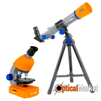  Мікроскоп Bresser Junior 40x-640x + Телескоп 40/400 