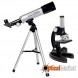 Мікроскоп Optima Universer 300x-1200x + Телескоп 50/360 AZ в кейсі