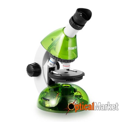 Мікроскоп Sigeta Mixi 40x-640x Green (з адаптером для смартфона)
