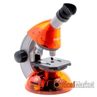 Мікроскоп Sigeta Mixi 40x-640x Orange (з адаптером для смартфона)