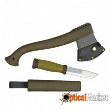 Набор Morakniv Outdoor Kit MG, нож Morakniv 2000 цвет зеленый + топор