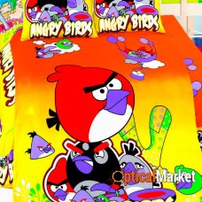 Дитяче постільна білизна Love You Angry Birds Red полуторна