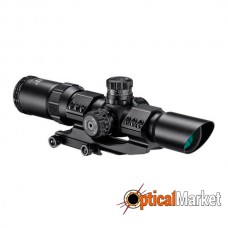 Приціл оптичний Barska SWAT-AR Tactical 1-4x28 (IR Mil-Dot R/G) + mount