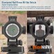 Приціл оптичний Barska SWAT-AR Tactical 1-4x28 (IR Mil-Dot R/G) + mount
