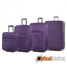 Комплект валіз Members Topaz (S/M/L/XL) Purple 4шт