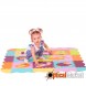 Дитячий килимок-пазл Baby Great Веселий зоопарк з бортиком 122х122см (GB-М129А2Е)
