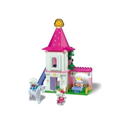 Детский конструктор Unico Plus "Маленький замок Hello Kitty"