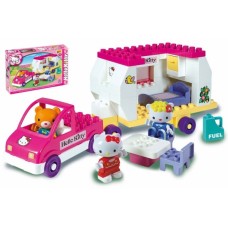 Дитячий конструктор Unico Plus Будинок на колесах Hello Kitty