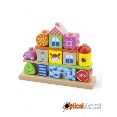 Набор кубиков Viga Toys "Город" (50043)