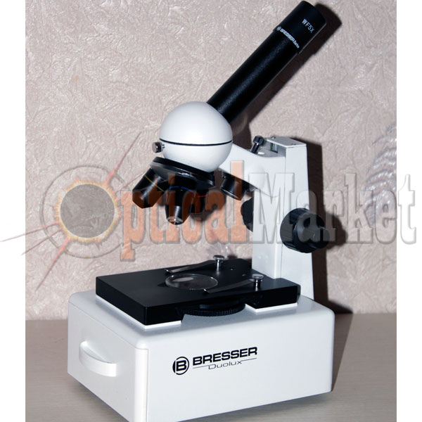 Школьный микроскоп Bresser Duolux 20x-1280x