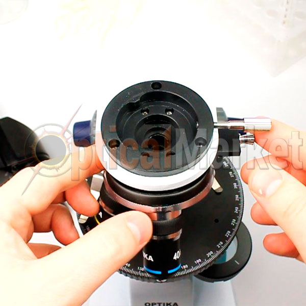Геологический микроскоп Optika B-150POL-B 40x-640x Bino polarizing