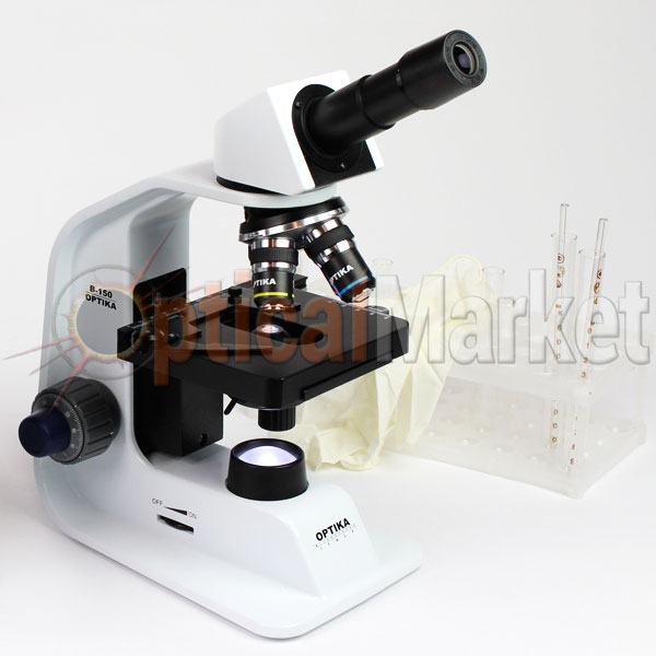 Купить микроскоп Optika B-155R 40x-1000x Mono rechargeable Киев, Харьков