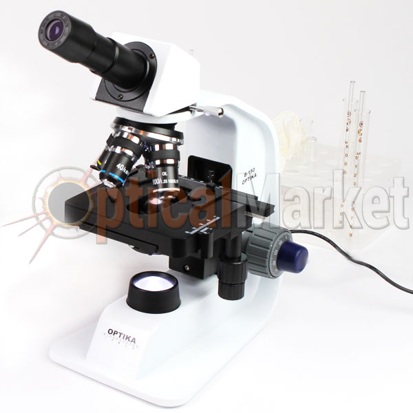Биологический микроскоп Optika B-155R 40x-1000x Mono rechargeable